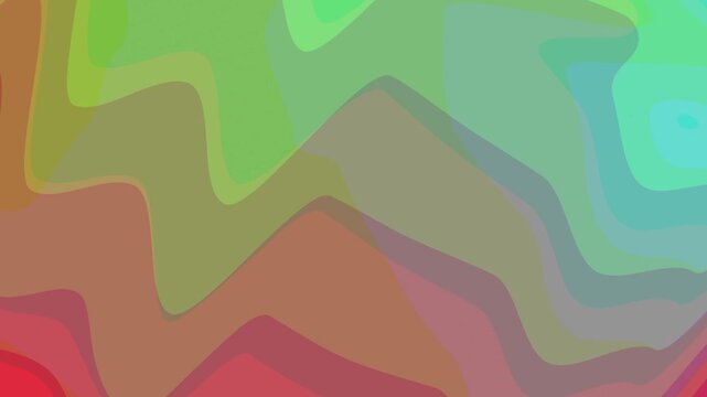 Abstract Colorful Background Animated Liquid Wave Fluid Layered Rainbow Flowing Ripple Motion