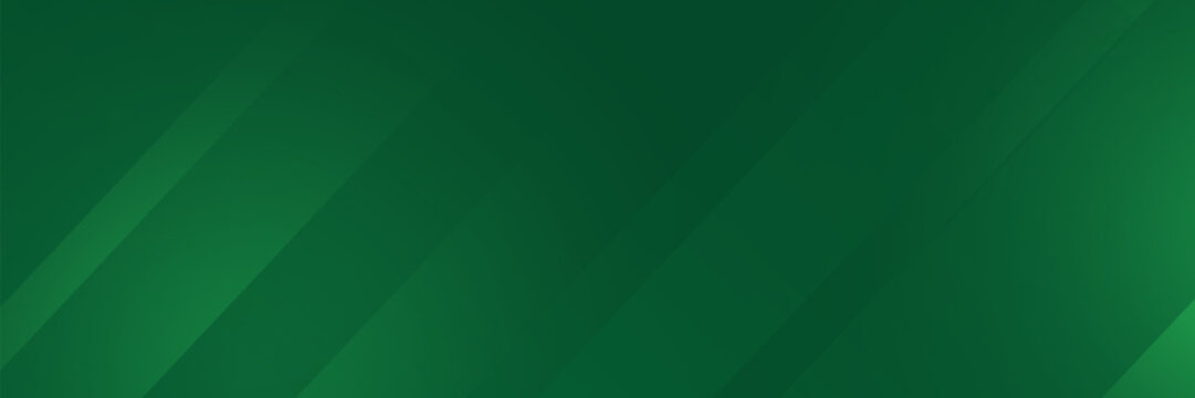 Geometric Green Background with Diagonal Stripes and Gradients. Vector Minimalist Backdrop for Irish St. Patrick Day