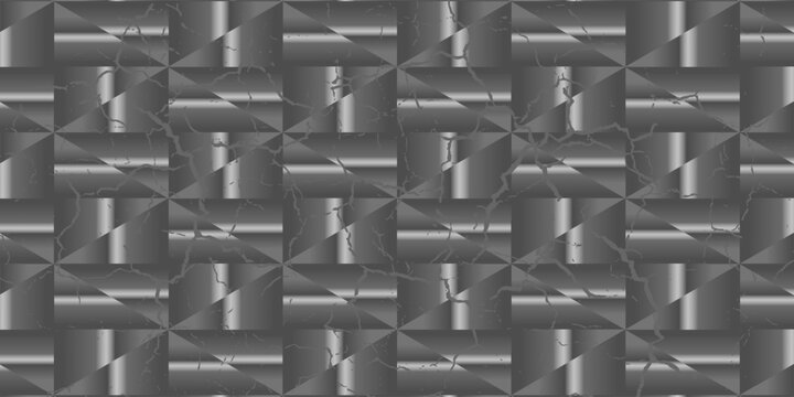 abstract black and grey triangle pattern background