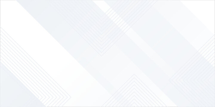 White Grey Silver Box Rectangle Abstract Background Vector Presentation Design