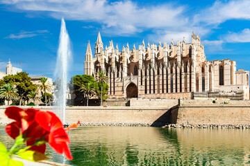 La Seu Cathedral and Parc de la Mar in Palma de Mallorca - 6744