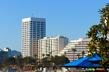 Obraz premium Santa Monica Coastal Office Buildings Business District California