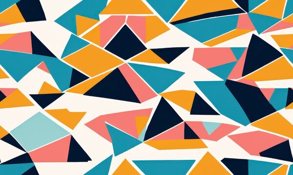 Tiny Geometric Seamless Pattern Minimal Fabric Design