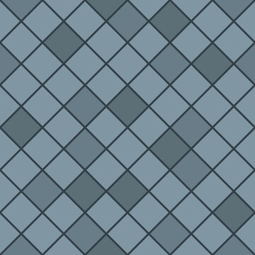 Blue and gray diamond shape geometric pattern background