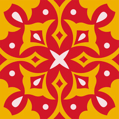Fototapeta premium Traditional arabesque pattern design creating abstract background