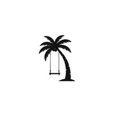 Obraz premium palm trees silhouette