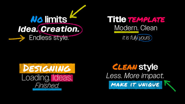 Highlighter Text Overlays