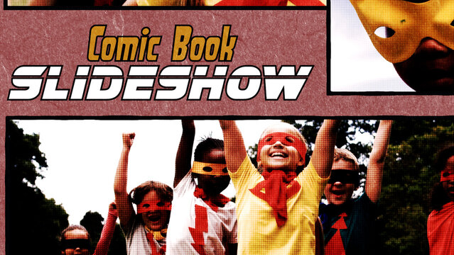 Dynamic Comic Book Slideshow