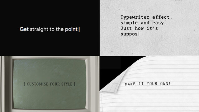 Essential Typewriter Title Pack