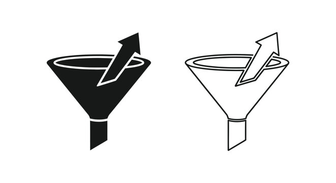 Cocktail Making: Funnel Shaker & Jigger for Bartending Vector