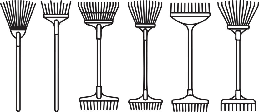 Historical progression of drumstick designs from ancient to modern styles Vector