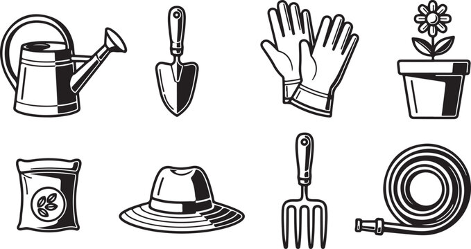 Various kitchen tools and utensils for cooking and food preparation Vector