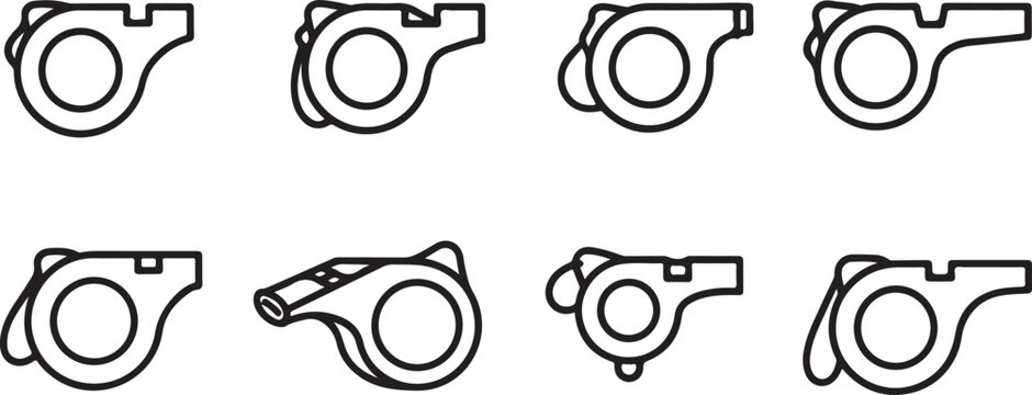 Hand-drawn symbols of speech bubbles and thought bubbles in various styles Vector