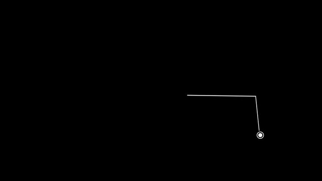 Hud callout rectangle text box animation. HUD graphics around the edges for use in movies, Technological HUD template callout. Motion graphics of hud callout icon. 4k video animation 4k video...