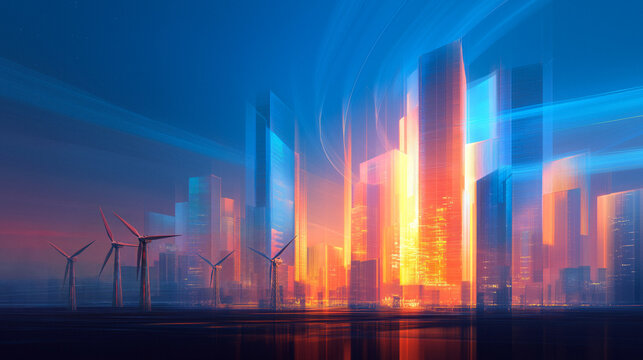 Sustainable modern city