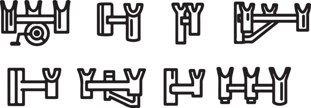 Examples of hand gestures illustrating different meanings and symbols Vector