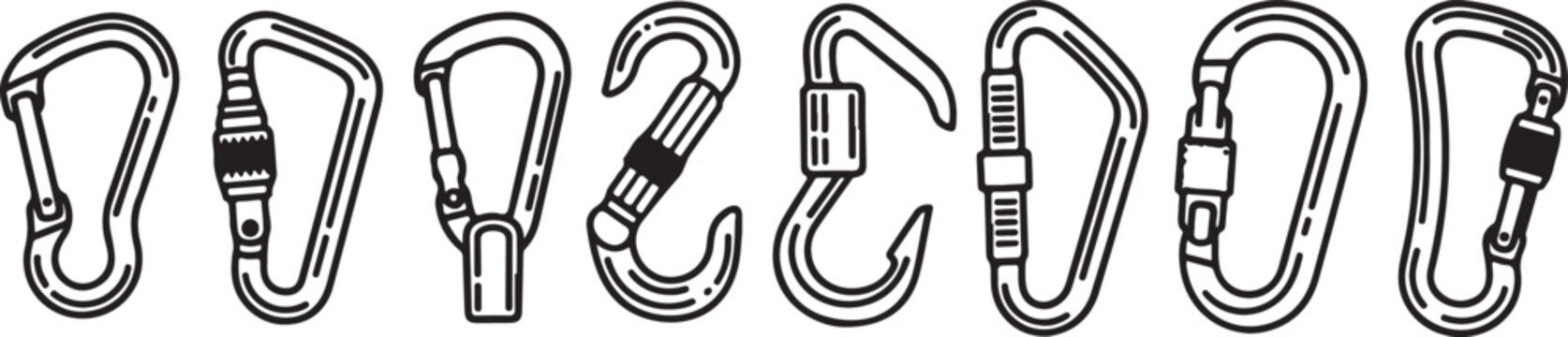 Elegant decorative monogram alphabet set in black and white Vector