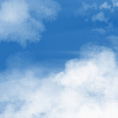 Obraz premium blue sky with clouds