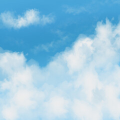 Obraz premium blue sky and clouds
