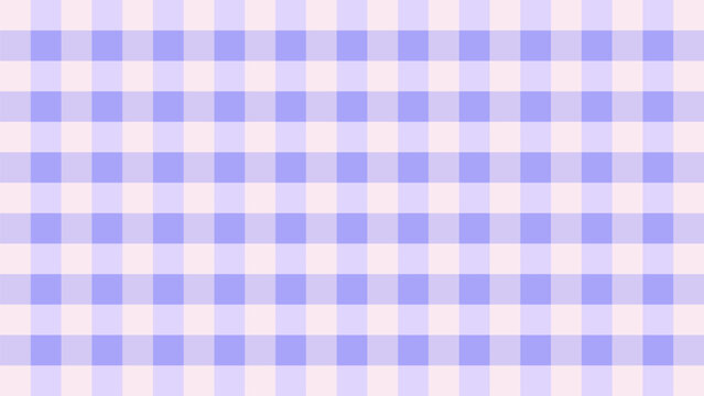 Purple gingham check pattern background with soft pastel tones and classic fabric style