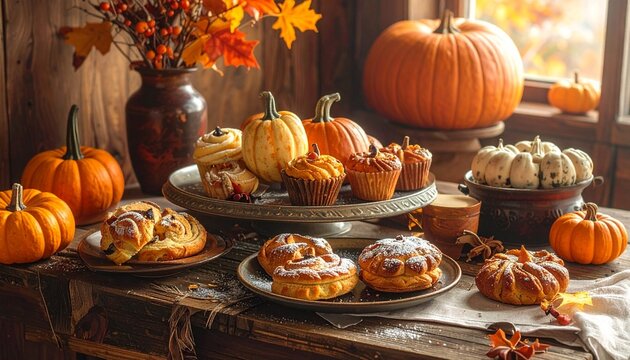 Rustikale Halloween Tafel &ndash; gem&uuml;tlich & warm