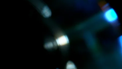 Real Lens Flare Reflections for Overlay or Transition © Lukas Gojda