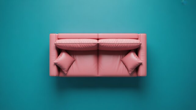 Pink sofa, modern furniture, home decor, living room, interior design