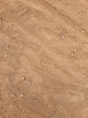 Fototapeta premium Top view Soil texture background. Sand .