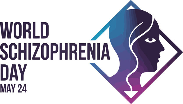 Schizophrenia day awareness ribbon schizophrenia awareness