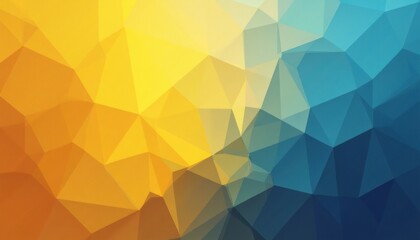 Obraz premium Colorful geometric vector design featuring a creative polygonal triangle pattern and futuristic mosaic textures for a stylish abstract wallpaper backdrop