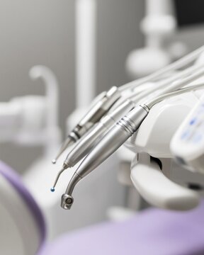 Zahnmedizinische Ger&auml;te und Instrumente in moderner Zahnarztpraxis
