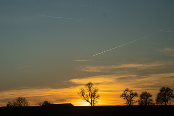 Zachód słońca w podróży © Justyna