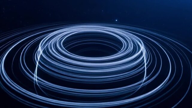 Flux 8K IMAX Reveal of Expanding Gravitational Wave Rings in a Deep Cosmic Void