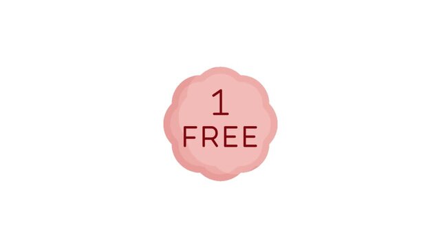 A video showcasing a free offer on a clean white background