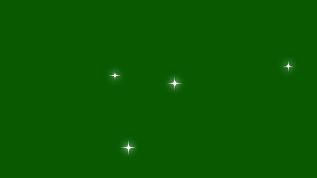 Glitter sparkle shine stars trail burst, white twinkling animation, magic dust glow sparkle effect, fairy dust transition seamless loop 4k video