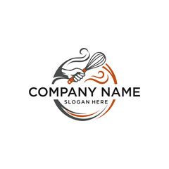 Fototapeta premium Bakery and Pastry Chef Logo Design