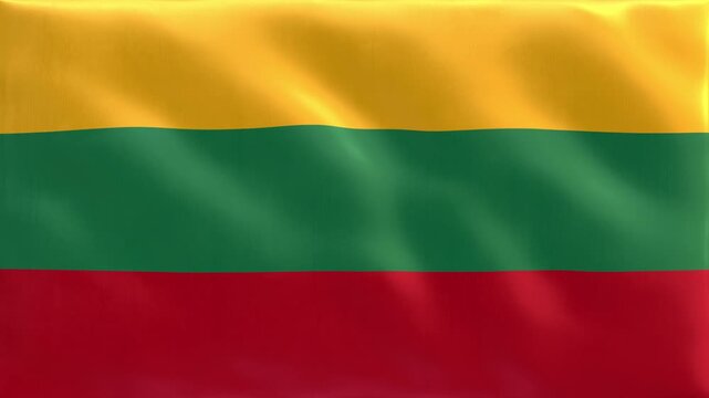 Lithuania_National_Flag_Waving_Seamless_Loop_4k