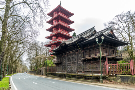 Japanese Tower and Oriental Pavilion in Brussels, Belgium