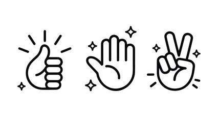 Fototapeta premium hand print vector illustration