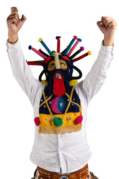 Aya Huma Portrait, Inti Raymi Character, Indigenous Tradition of Ecuador