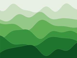Fototapeta premium Colorful Wave Layers Gradient Background Design
