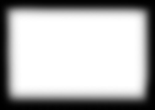 Realistic black gradient shadow overlay vignette border edge frame transparent isolated photo effect retro vintage analog cinematic film template background rectangle square design