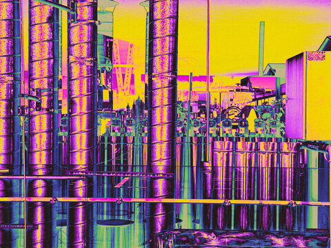 Urban freestyle graffiti background with gradient, rough texture, grain, noise and dust. Creative chaotic street art style, perfect for poster, cover, web banners and modern design.