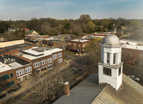 The Old Orange County Courthouse, circa 1844, in downtown Hillsborough North Carolina
