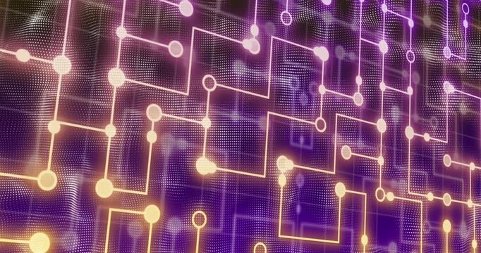 Animation of data processing over diverse male and female warehouse workers