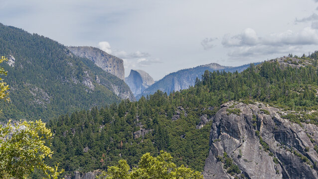 Yosemite Valley with Granite Peaks