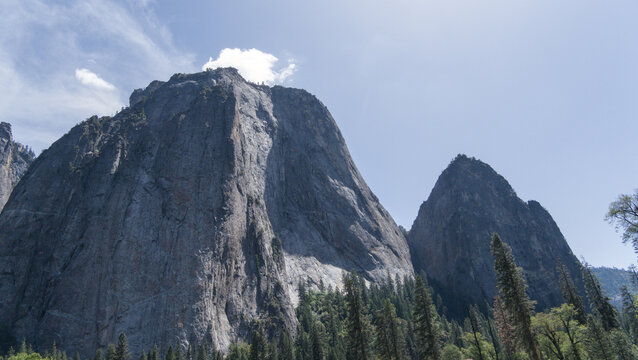 El Capitan with Waterfall View