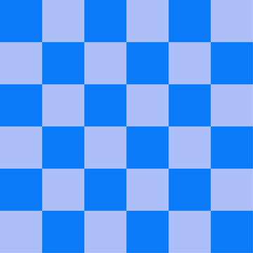 Blue and light blue checkerboard pattern background grid