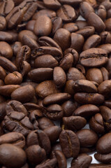 Fototapeta premium Closeup Macro of Dark Coffee Beans