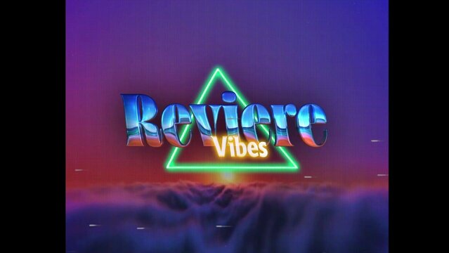 80s Retro Synthwave Neon Text Opener Intro 03 | Cyberpunk VHS Glitch Title Animation & Effects